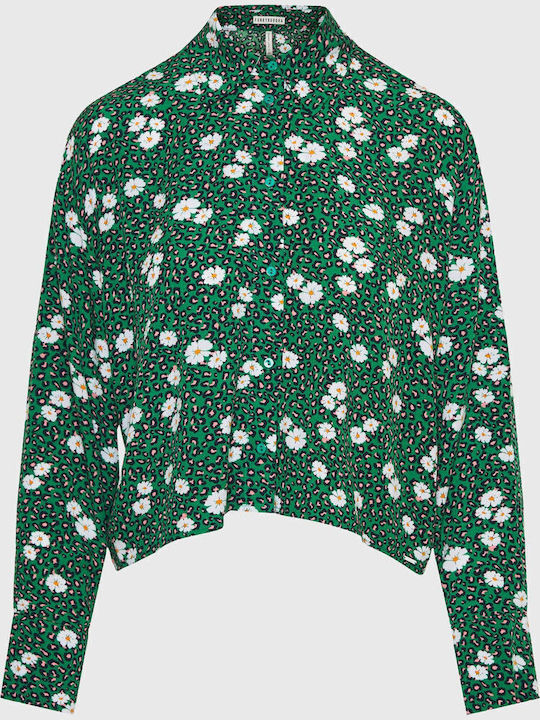 Women's Long Sleeve Shirt Green