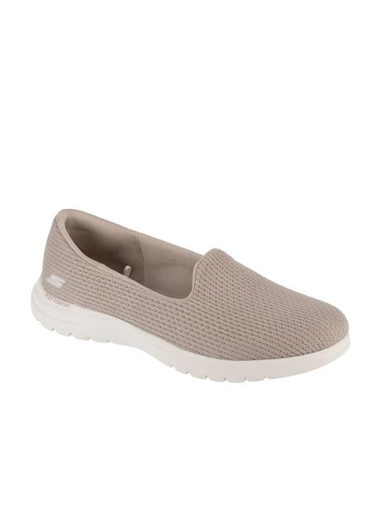 Skechers Flex Damen Slip-Ons Braun