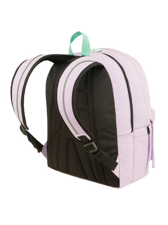 Polo Original Double Scarf School Bag Backpack Junior High-High School in Lilac color 2024