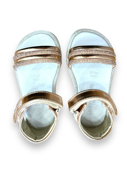Sandale Tip Pantof Aurii