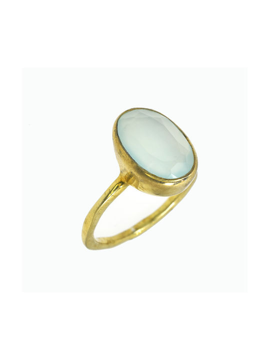 Elor Women's Gold Plated Silver Ring