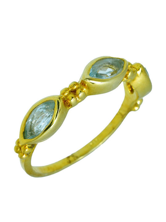 Elor Ring made of Silver Gold Plated