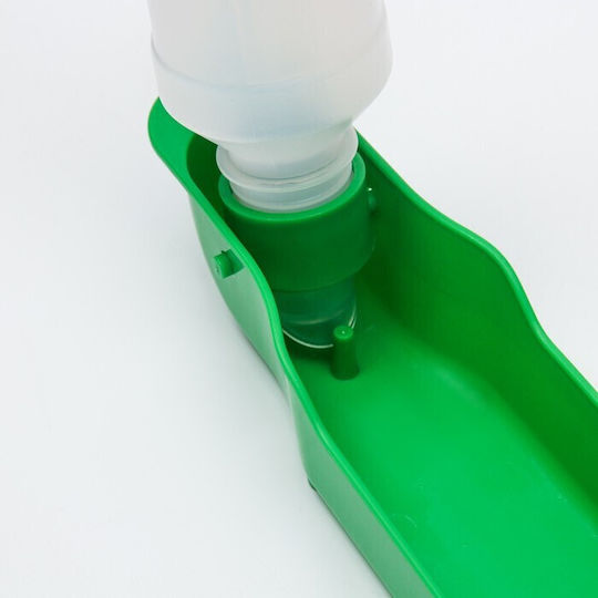 Plastic Sticlă Apă pentru Câine 250ml în Culoare Verde
