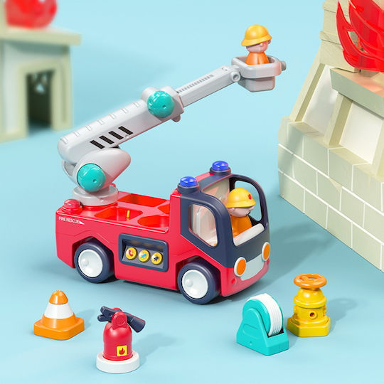 Hola Toys Camion de pompieri pentru 18+ ani+ Ani