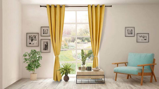 Heinner Завеса с Копчета Жълта 140x270бр