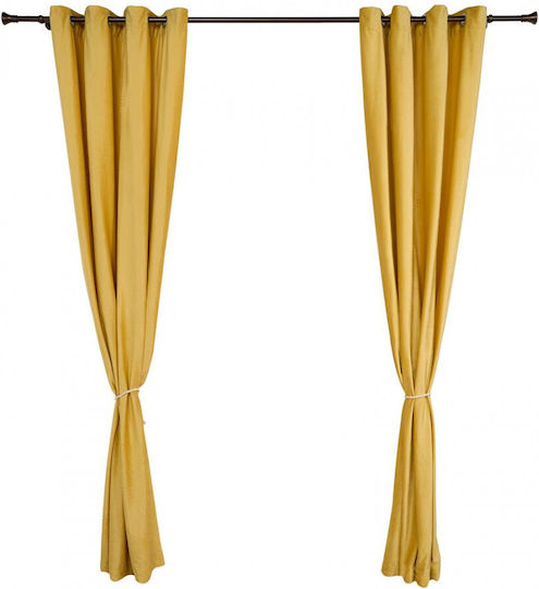 Heinner Завеса с Копчета Жълта 140x270бр