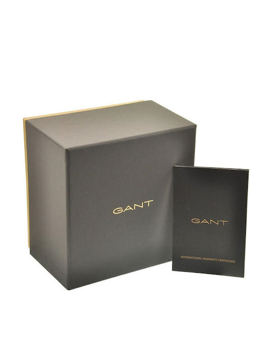 Gant Atlantic City Ρολόι Μπαταρίας με Μεταλλικό Μπρασελέ