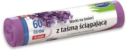 Stella Săculeți de Gunoi Capacitate 60lt cu Șnur 10buc Violet