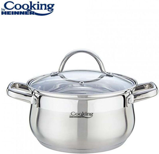 Heinner Amira Deep Stainless Steel Pot 4.7lt / 12.5cm