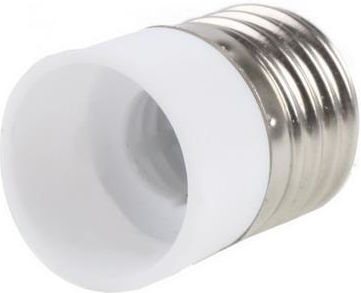 Adaptor Dulie de la E14 la E27 în culoarea Alb Set 1buc