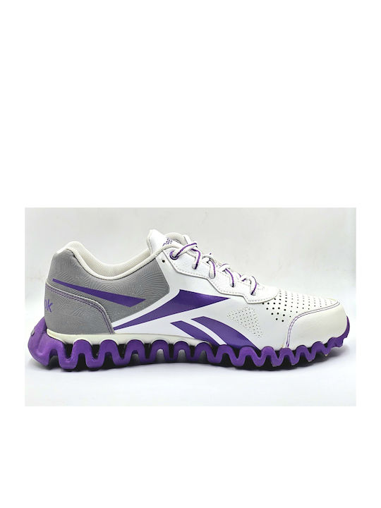 Reebok Sportschuhe Laufen White / Tin Grey / Major Purp