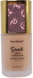 Kiss Beauty Snail Extract Foundation With Coverage, Snail, Super Cover, 332, 45 Ml