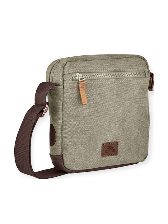 Herrentasche Schulter / Crossbody Khaki
