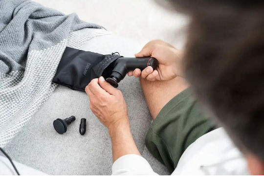 Beurer Gun Massage for the Neck, the Head, the Waist, the Back, the Legs, the Body & the Hands with Vibration Gray