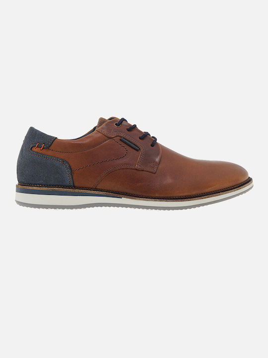 Bullboxer Men's Leather Oxfords Brown