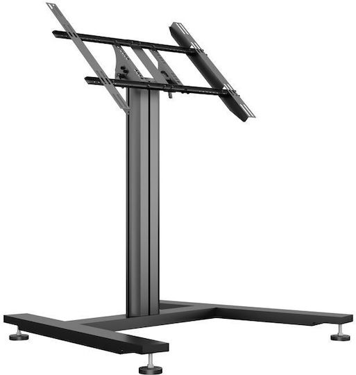 Multibrackets M Public Display Stand 110 HD Tilt & Table Βάση Τηλεόρασης Δαπέδου έως 55" και 80kg Μαύρο