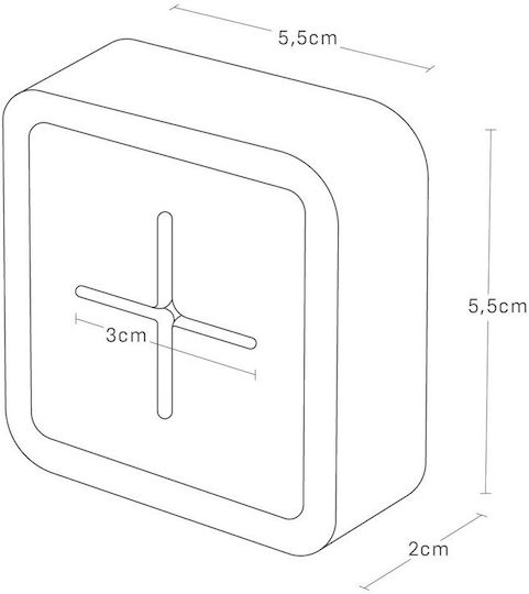 Yamazaki Rack de Baie Simplă De Perete ​5.5x5.5cm Transparentă