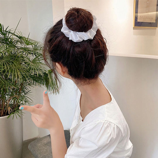 Scrunchie Λευκό