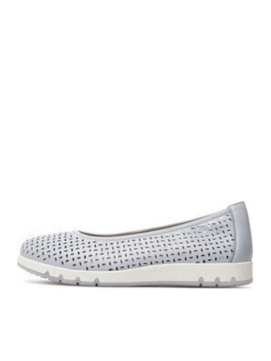 Damen Ballerinas in Blau Farbe