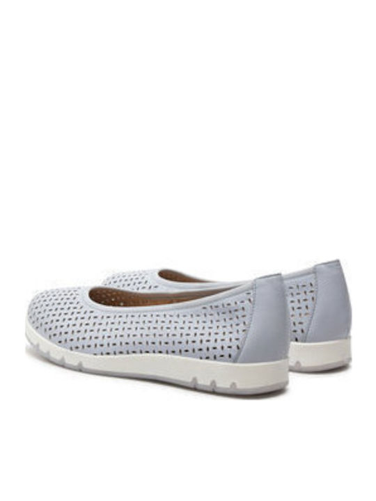 Damen Ballerinas in Blau Farbe