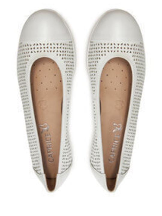 Damen Ballerinas in Weiß Farbe