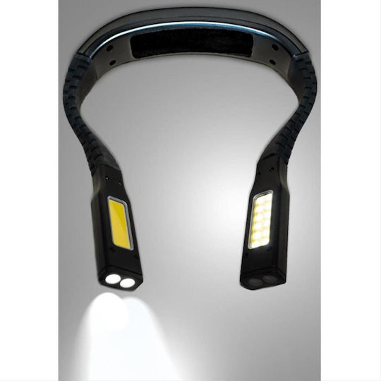 Keanos Wiederaufladbar Nackentaschenlampe LED mit maximaler Helligkeit 30lm