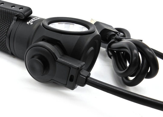 Lumină de lucru și de sit, cu baterie Lanternă Frontală LED IP68 cu Luminozitate Maximă 5000lm Negru