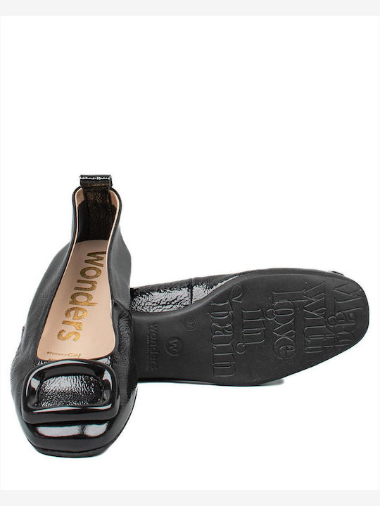 Wonders Damen Ballerinas in Schwarz Farbe