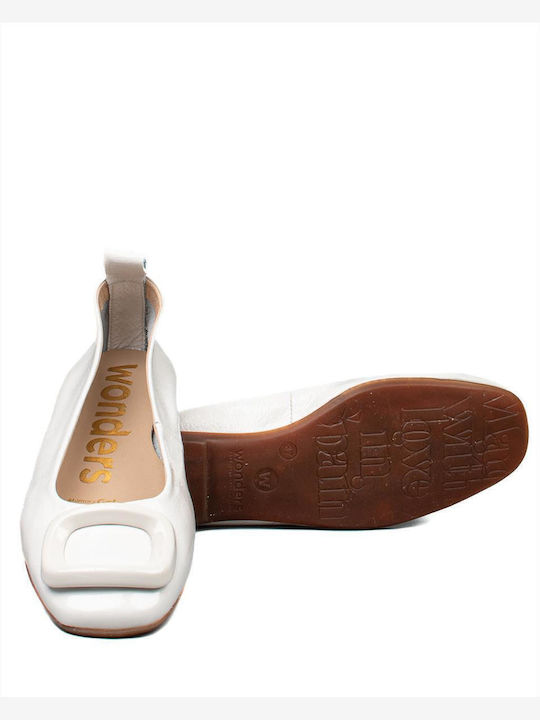Damen Ballerinas in Weiß Farbe