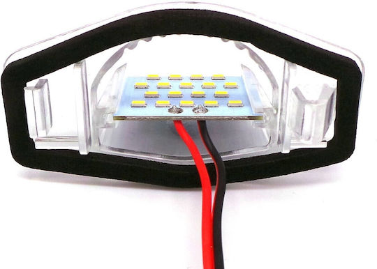 Honda License Plate Lamps Led 2x650lm, Set Of 2 Pcs