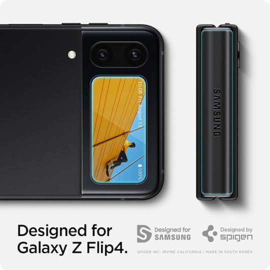 Spigen Προστασία Κάμερας Tempered Glass Μαύρο για το Galaxy Z Flip4