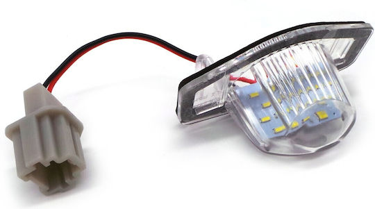Honda License Plate Lamps Led 2x650lm, Set Of 2 Pcs