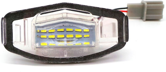 Honda License Plate Lamps Led 2x550lm, Set Of 2 Pcs