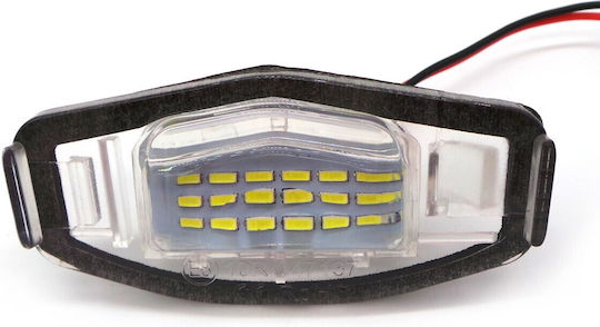 Honda License Plate Lamps Led 2x550lm, Set Of 2 Pcs