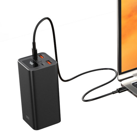 XO PB97 Power Bank 20000mAh 65W Μαύρο
