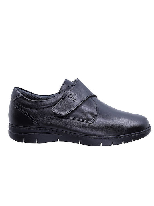 Pitillos Men's Anatomic Leather Casual Shoes Black