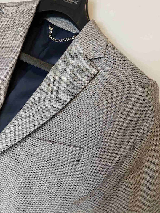 Monte Napoleone Men's Suit Jacket Gray