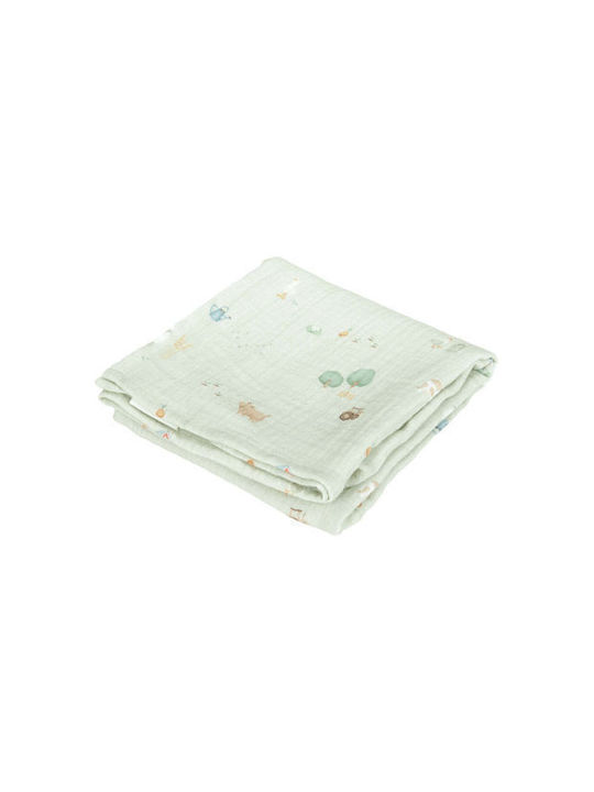 Little Dutch Muslin Swaddle Wraps in Green Color