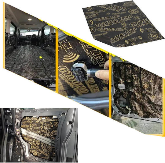 Ground Zero Gzdm 3750ab-gold.ηχομονωτικo Αυτοκινητου 10 Τεμχ