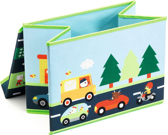 Djeco Детска кутия за съхранение Многоцветен 36x26x3см 1бр