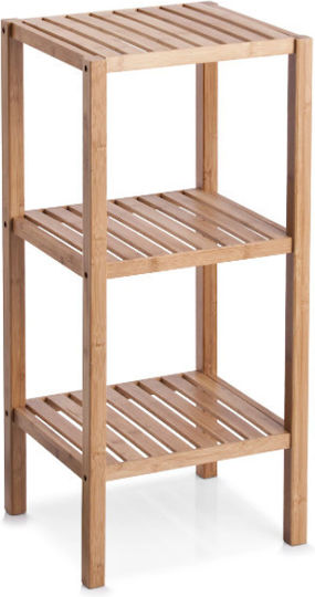 Zeller Επιτοίχια Ραφιέρα Μπάνιου Bamboo 37x33x80cm