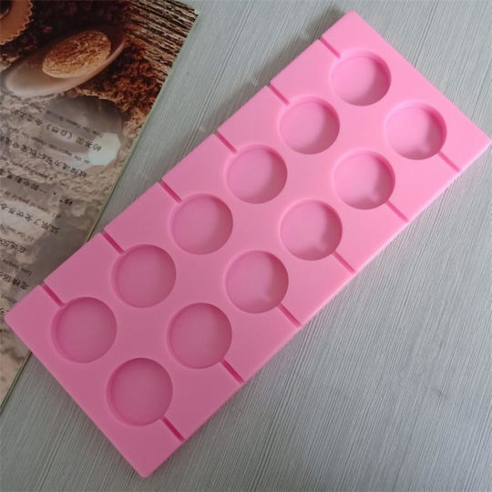 Formă de Patiserie pentru Chec Rotund din Silicon 26.5x12buc 1buc