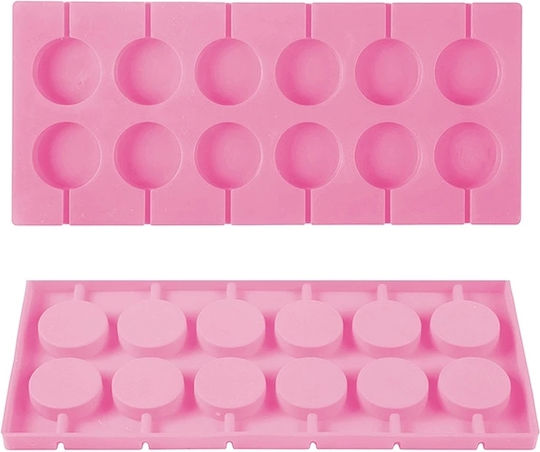 Formă de Patiserie pentru Chec Rotund din Silicon 26.5x12buc 1buc