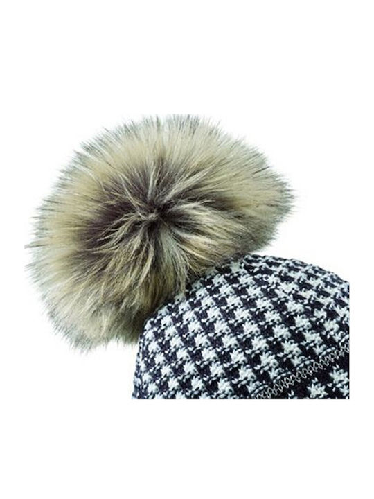 Beanie Frauen Beanie Gestrickt in Schwarz Farbe
