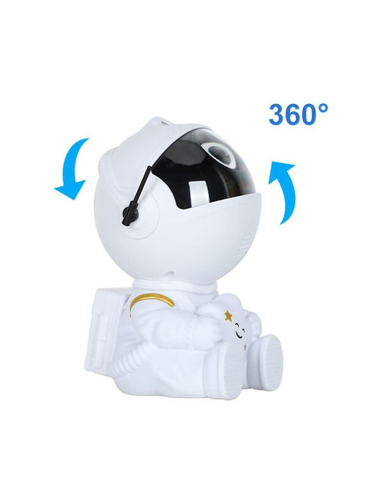 Led Kids Decorative Lamp with Color Changes White 12.5x8.5x7.6εκ.