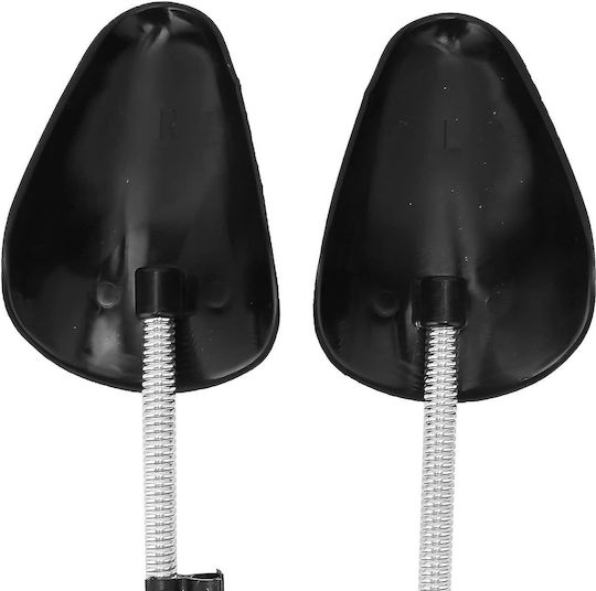 Set Of 2 Shoe Wedges, Zola®, Solid Plastic, Adjustable, Size 35-41, Black