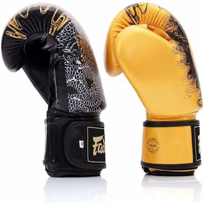 Fairtex Leather Boxing Competition Gloves Yellow