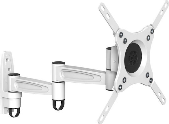 Multibrackets Suport TV de perete până la 15" și 15kg Alb