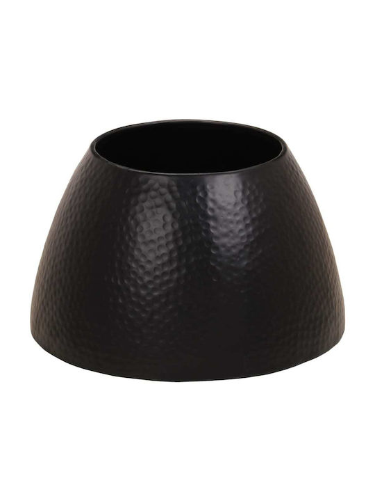 Round Aluminum Side Table Black M50xD50xH30cm