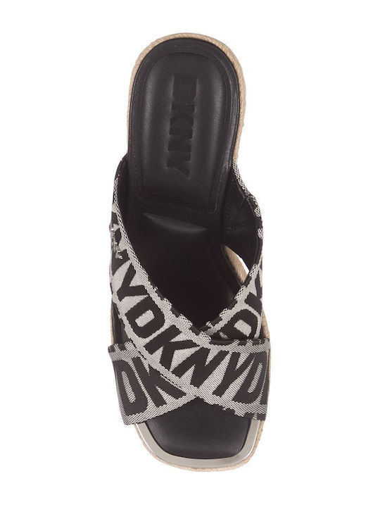 Maryn X Band Women's Fabric Platform Shoes Black
